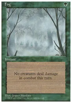 Fog - Light Play MTG 4th Edition - Image 1