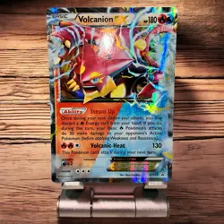 Pokemon TCG Volcanion EX Black Star Promos Holo Card XY173 MP - Image 1