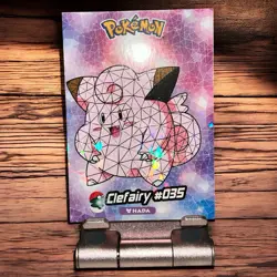 Clefairy #35 - Cracked Ice Holo - Crystal Collection 2024 - Pokemon Card - Image 1