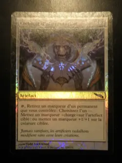 mtg magic power conduit FOIL mirrodin FRENCH vf fr conduit d'alimentation - Image 1