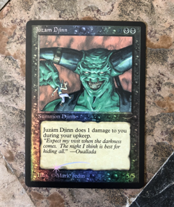 MTG - Juzam Djinn - Arabian Nights - FOIL - Legacy - Alt Art - WATCH ITEM VIDEO! - Image 1