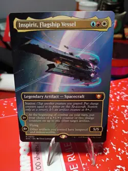Inspirit, Flagship Vessel Borderless - EOC 0002 - NM - MTG Magic - Image 1