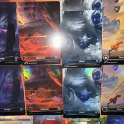 MTG Edge Of Eternities Basic Lands Set & Other Planet Lands Lot Of 20 Foil/Reg - Image 4
