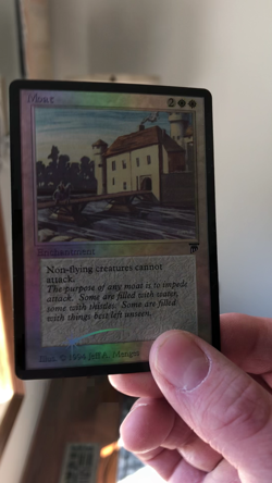 MTG - Moat - Legends - FOIL - Legacy - EDH - Alt Art - Read -WATCH VIDEO OF ITEM - Image 2