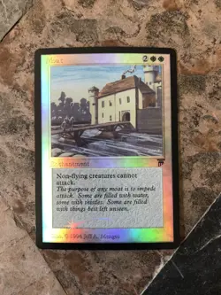 MTG - Moat - Legends - FOIL - Legacy - EDH - Alt Art - Read -WATCH VIDEO OF ITEM - Image 4