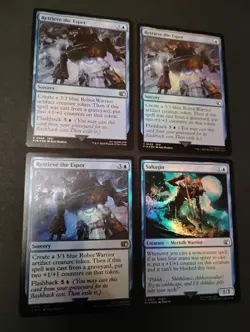 Retrieve the Esper FOIL x3 + Sahafin FOIL x1 - MTG - Image 1