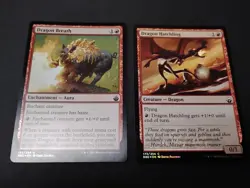 Dragon Breath FOIL + Dragon Hatchling FOIL MTG - Image 2
