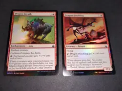 Dragon Breath FOIL + Dragon Hatchling FOIL MTG - Image 3