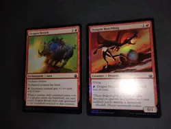 Dragon Breath FOIL + Dragon Hatchling FOIL MTG - Image 4