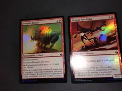 Dragon Breath FOIL + Dragon Hatchling FOIL MTG - Image 5