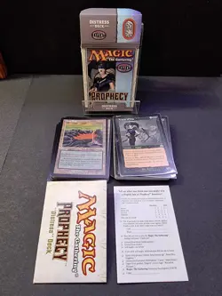 MtG Prophecy 'Distress' Theme Deck from 2000 | Opened - Complete - Image 1