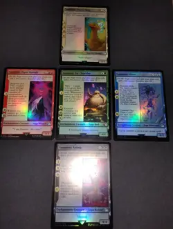 Summon: Anima + Shiva + Choco/Mog + Fat Chocobo + Esper Ramuh - FOIL MTG 5 cards - Image 1
