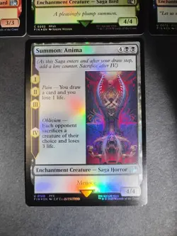 Summon: Anima + Shiva + Choco/Mog + Fat Chocobo + Esper Ramuh - FOIL MTG 5 cards - Image 3