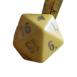 Magic The Gathering Promo Life Counter Spin down Die Gold Nugget Oversized MTG. - Image 2