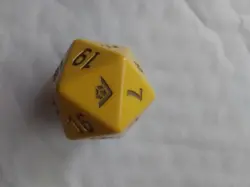 Magic The Gathering Promo Life Counter Spin down Die Gold Nugget Oversized MTG. - Image 3