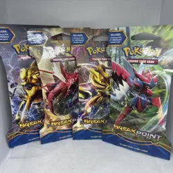 Lot of 4 Pokemon TCG: XY BREAKpoint Sleeved Booster Packs - SEALED - Image 1