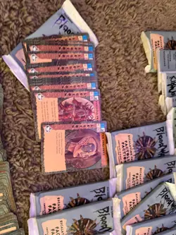Blood Wars CCG Lot ~Booster Box OPENED & MORE TSR 1995 Mixed Boxed Set MTG Era - Image 5