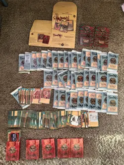 Blood Wars CCG Lot ~Booster Box OPENED & MORE TSR 1995 Mixed Boxed Set MTG Era - Image 1