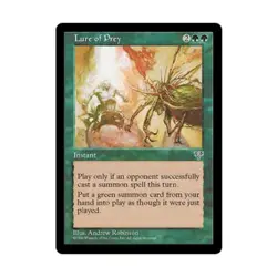 WOTC MtG Mirage Lure of Prey (R) EX - Image 1