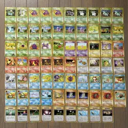 Pokemon TCG Japanese Old Back Cards Mixed Lot 69 Cards Collection MP/HP - Image 1