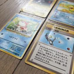 Pokemon TCG Japanese Old Back Cards Mixed Lot 69 Cards Collection MP/HP - Image 3