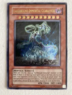 YUGIOH Earthbound Immortal Ccarayhua SOVR-EN024 Ultimate Rare Light-played LP - Image 1