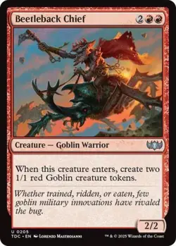 Beetleback Chief - Light Play MTG Commander: Tarkir: Dragonstorm - Image 1