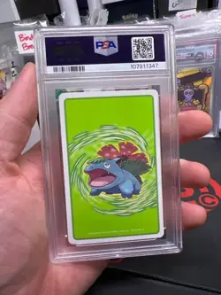 PSA 9 Pokemon Leafgreen Venusaur King Of Clubs 2004 Playing Card POP 1 - Image 2