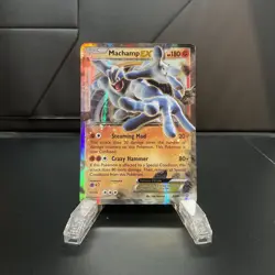 Machamp EX 37/98 - XY Ancient Origins - Ultra Rare Pokemon Card [Lightly Played] - Image 1