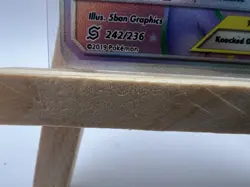 Pokemon Card Mewtwo And Mew GX Unified Minds Rainbow Secret Rare 242/236 - Image 5