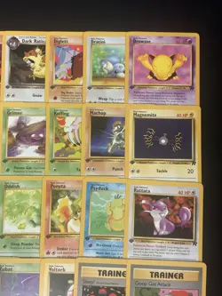 Pokemon 1st Edition Team Rocket Common Card Set 24 Card Lot - Image 3