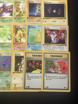 Pokemon 1st Edition Team Rocket Common Card Set 24 Card Lot - Image 4