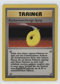 Devolution Spray German Pokemon Base Set #72 1999 15fy - Image 1
