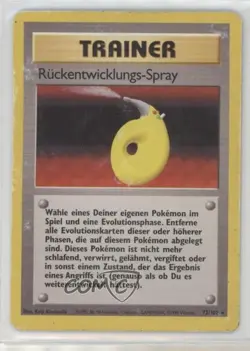 Devolution Spray German Pokemon Base Set #72 1999 15fy - Image 1