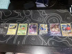 Pokemon TCG Card Collection Lot Holo Rare and GX Cards 7 Pokemon Cards - Image 1