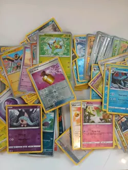 10x Pokemon Card Bundle, All Reverse Holo Rare, Trainer/Supporter included. - Image 1