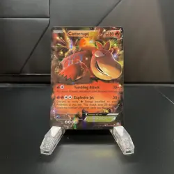 Camerupt EX 29/160 - XY Primal Clash Ultra Rare Pokemon Card - Image 1