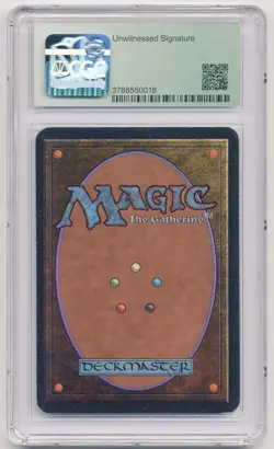 Graded Silver Signed Steal Artifact CGC 6.5 Alpha Artist Amy Weber MTG Magic! - Image 2