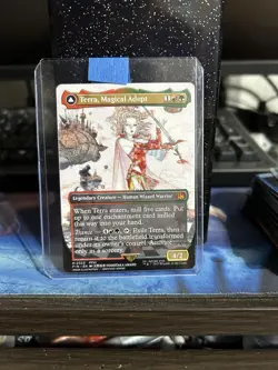1x - Terra, Magical Adept - (borderless) - Final Fantasy - NM MTG - Image 1