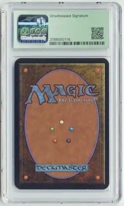 Graded Gold Signed Spell Blast CGC 9 MINT w/10 Alpha Artist Brian Snoddy MTG! - Image 2