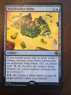 Worldwalker Helm : MTG *Promo* The Big Score #0007 / NM - Image 1