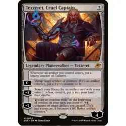 Tezzeret, Cruel Captain, Edge of Eternities #0002 MTG NM English - Image 1