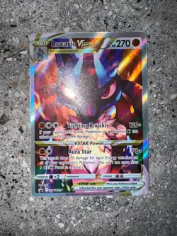 Pokemon TCG Cards Lucario VSTAR SWSH291 Black Star Promo Holo NM-M - Image 3