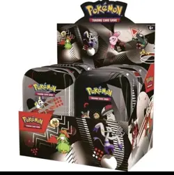 Pokemon Scarlet & Violet Black Bolt & White Flare MINI TIN DISPLAY Sealed 8 ct - Image 1