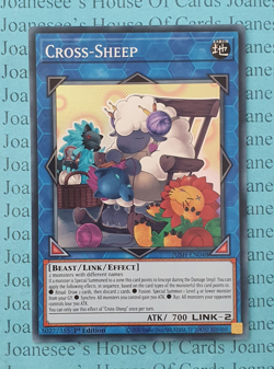 JUSH-EN048 Cross-Sheep Super Rare Yu-Gi-Oh Card 1st Edition New - Image 1