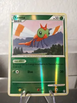 Pokemon - HGSS Triumphant - Yanma 84/102 Reverse Holo MP/LP Card - Image 1