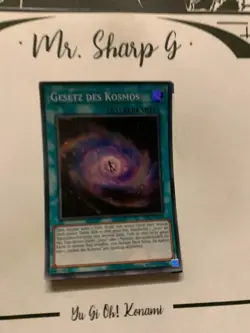 GESETZ DES KOSMOS - LED7-DE035 DEUTSCH Yu-Gi-Oh! CARD SUPER RARE HOLO KONAMI - Image 2