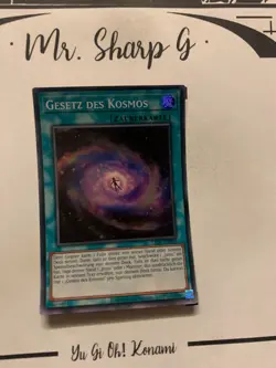 GESETZ DES KOSMOS - LED7-DE035 DEUTSCH Yu-Gi-Oh! CARD SUPER RARE HOLO KONAMI - Image 3