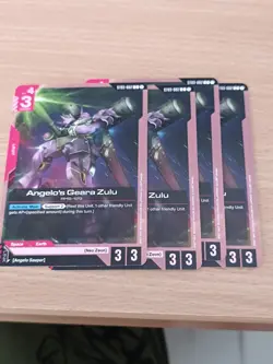 X4 Angelo's Geara Zulu playset - ST03-002 NM - Gundam TCG Card Game - Image 1