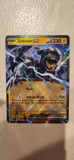 Zekrom ex 034/086 Black Bolt & White Flare Double Rare Holo Pokemon TCG NM/M - Image 1